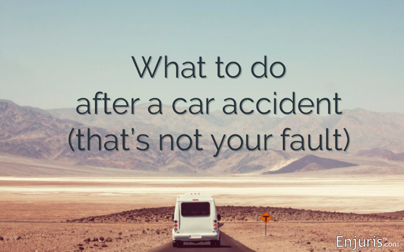 What to Do When You’re at Fault for a Car Accident