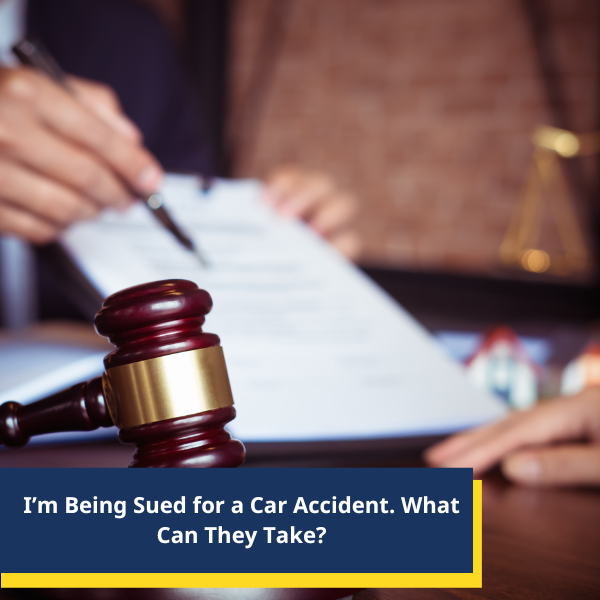 Being Sued for a Car Accident with Insurance